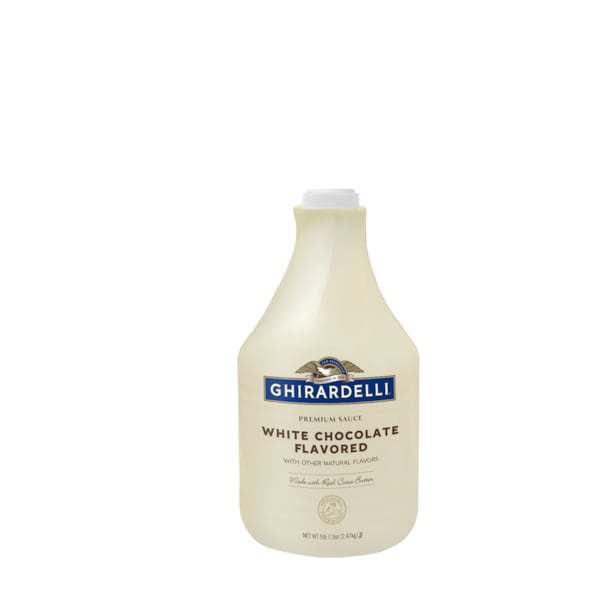 Ghirardelli White Chocolate Sauce Pump Bottle 87.3 oz., PK6 41265 Zoro